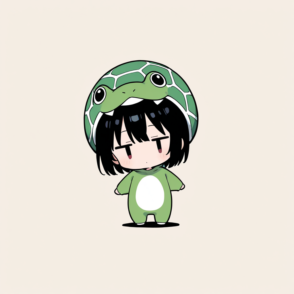 着ぐるみ着せ替え（カメ）