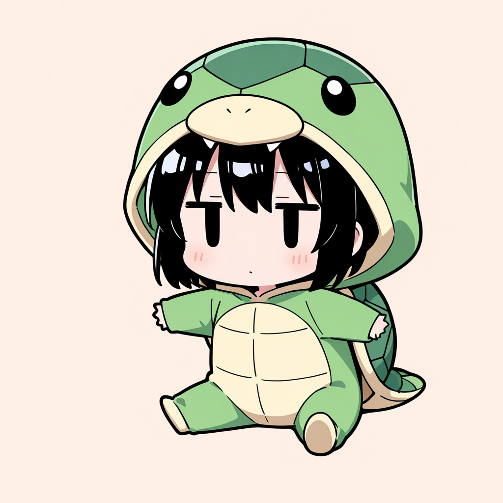 着ぐるみ着せ替え（カメ）