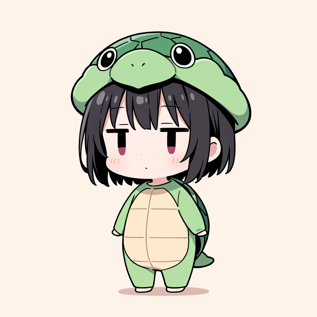 着ぐるみ着せ替え（カメ）