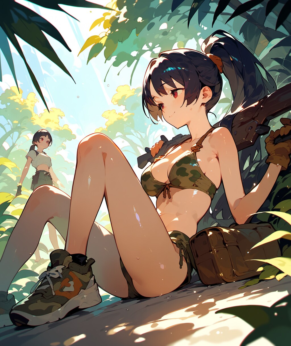 予選は勝てたね　みんなお疲れさまぁ♪　つかれたぁ♡　　　　　　休憩したら決勝戦だね♪