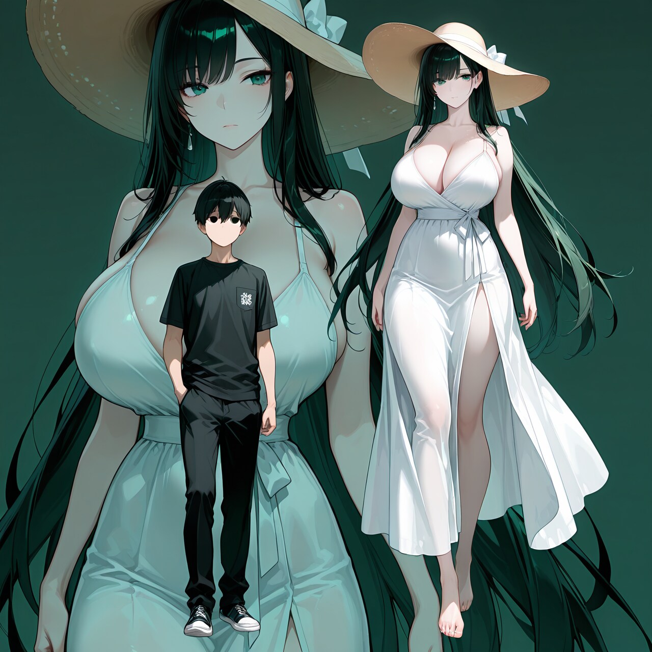 八尺様 2 | の人気AIイラスト・グラビア