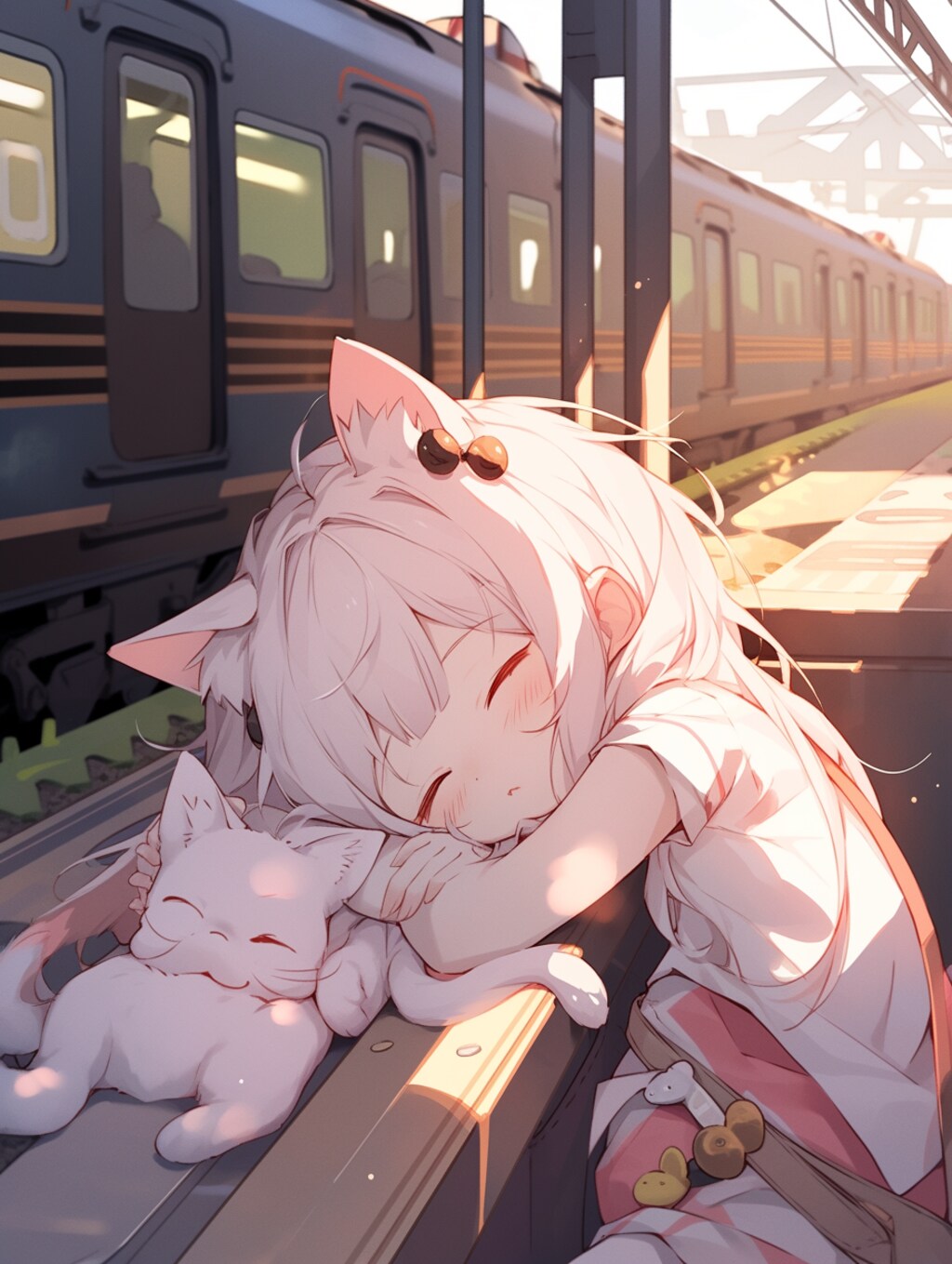 駅のヌシはあさねぼう