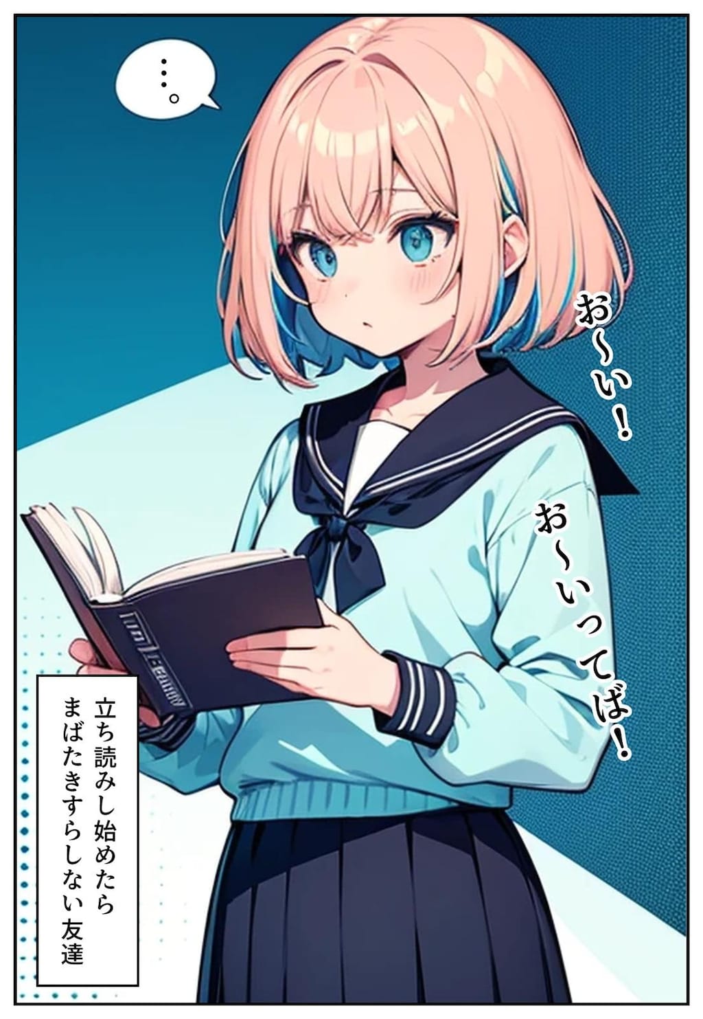 学校帰りの本屋にて