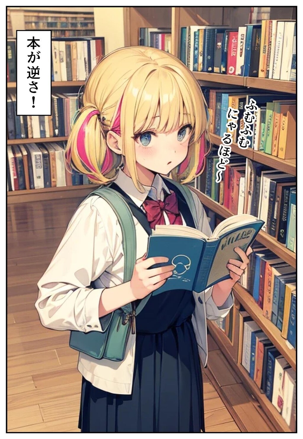 学校帰りの本屋にて