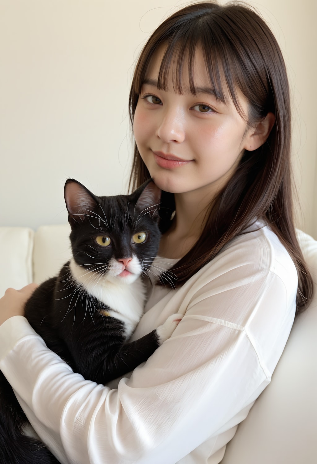 猫とわたし（新モデルテスト）