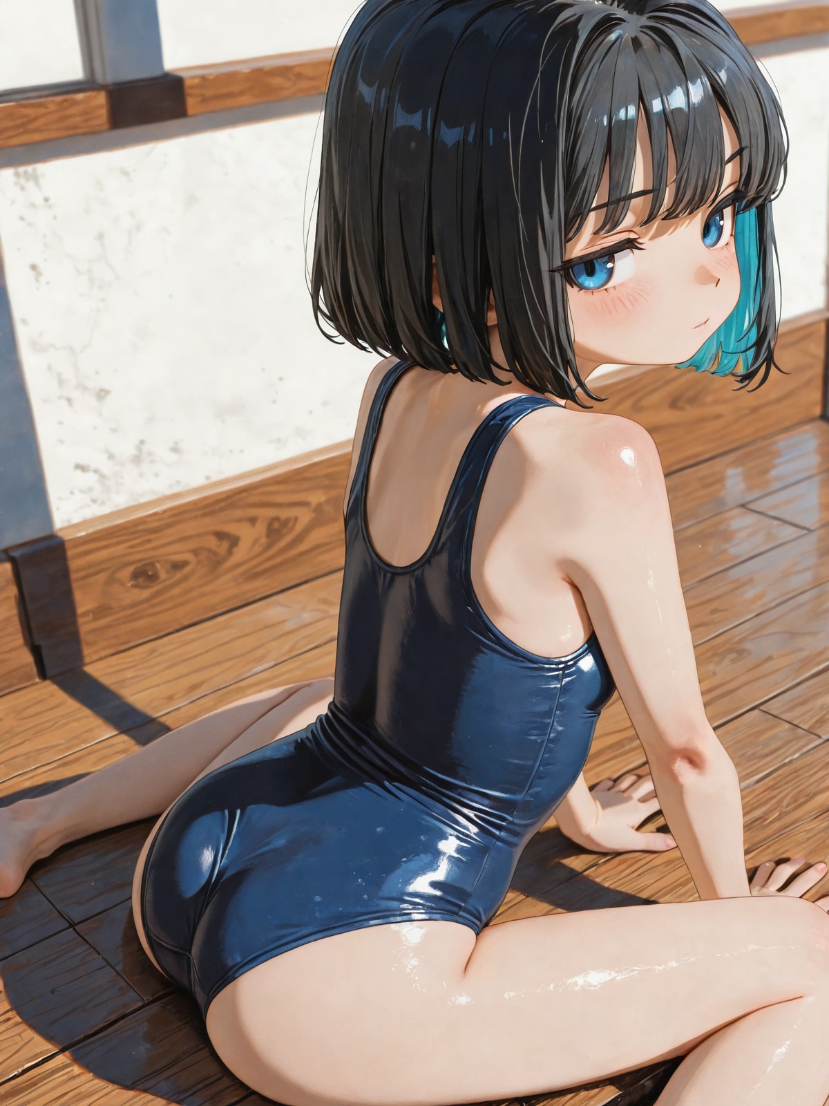 ナギサちゃんの後ろ姿