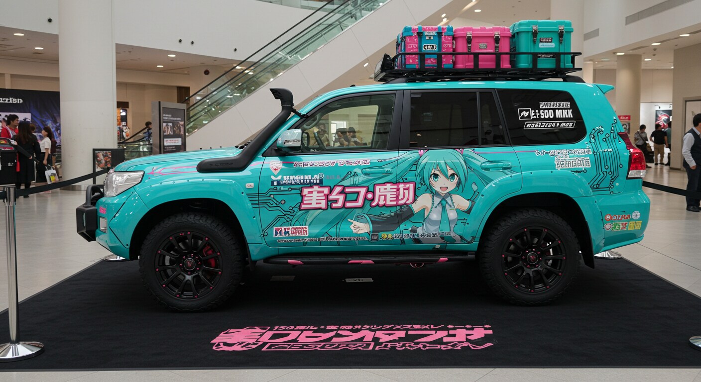 ランドクルーザー初音ミク痛車 | の人気AIイラスト・グラビア