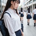 制服の下を想像すると 2枚目