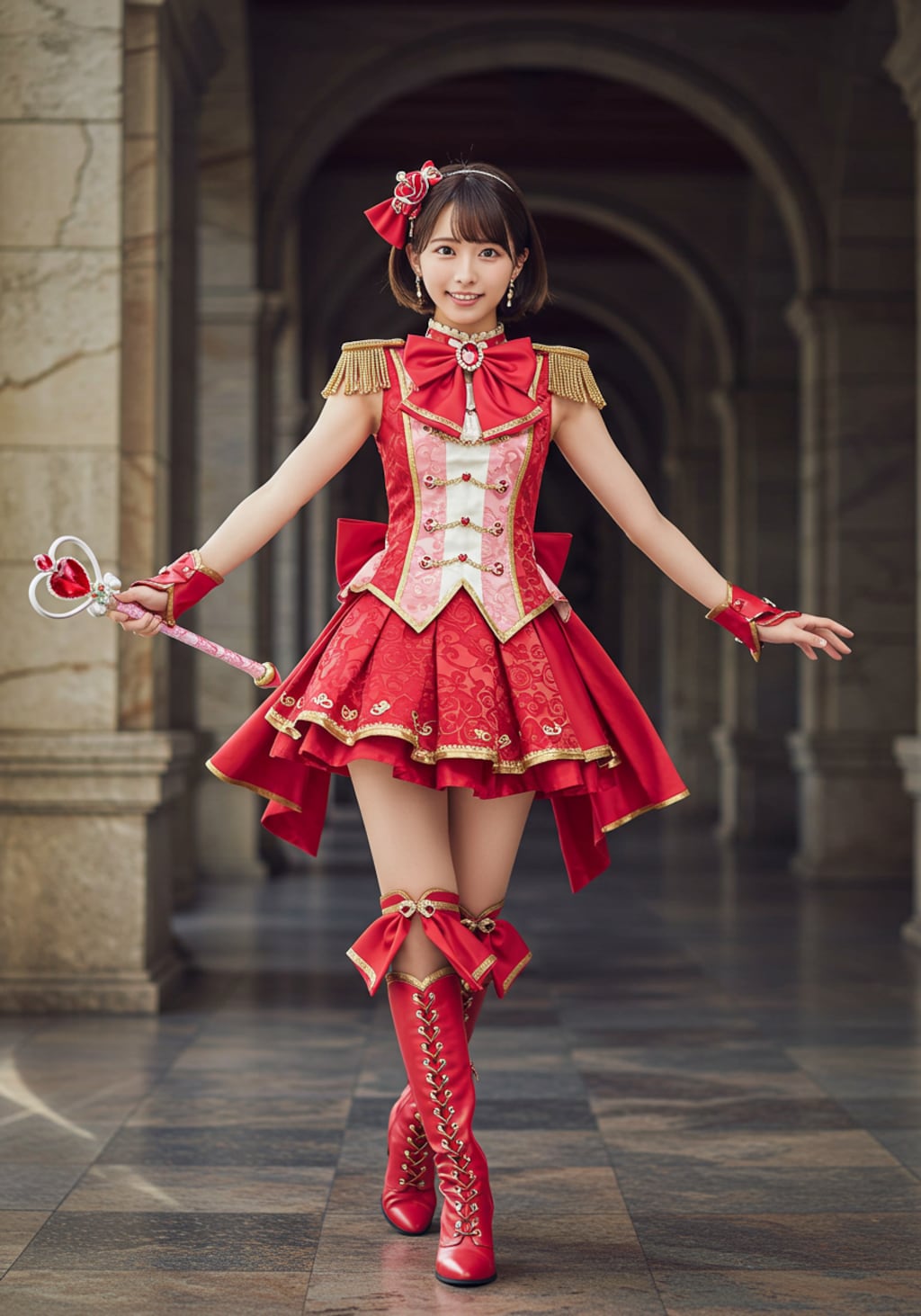 紅色の魔法少女