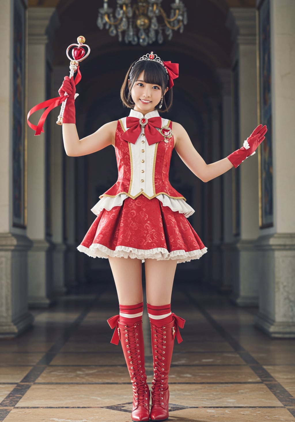 紅色の魔法少女