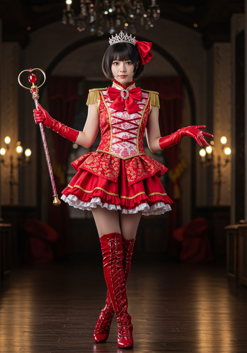 紅色の魔法少女