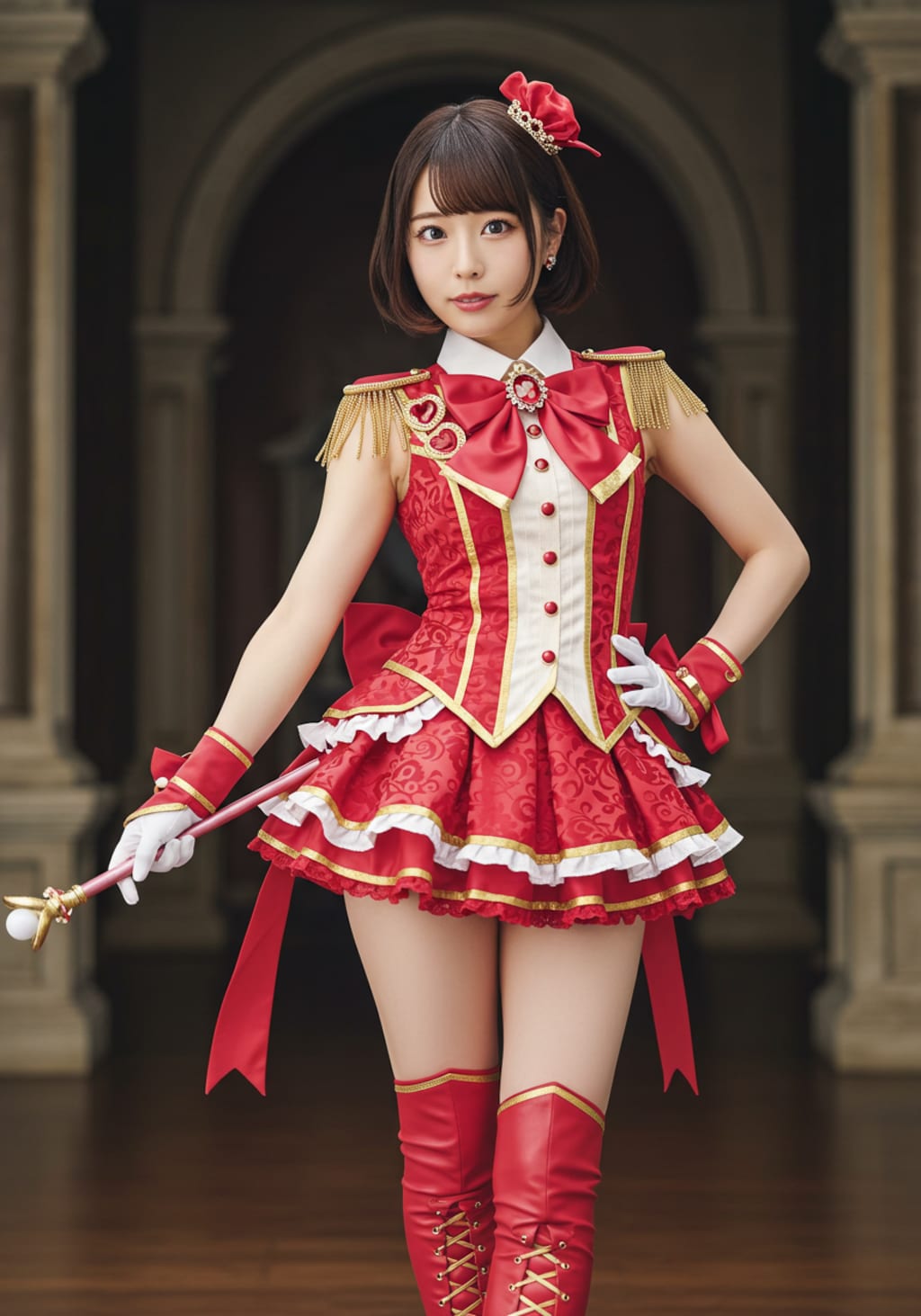 紅色の魔法少女