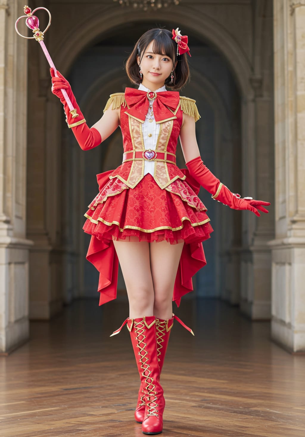 紅色の魔法少女