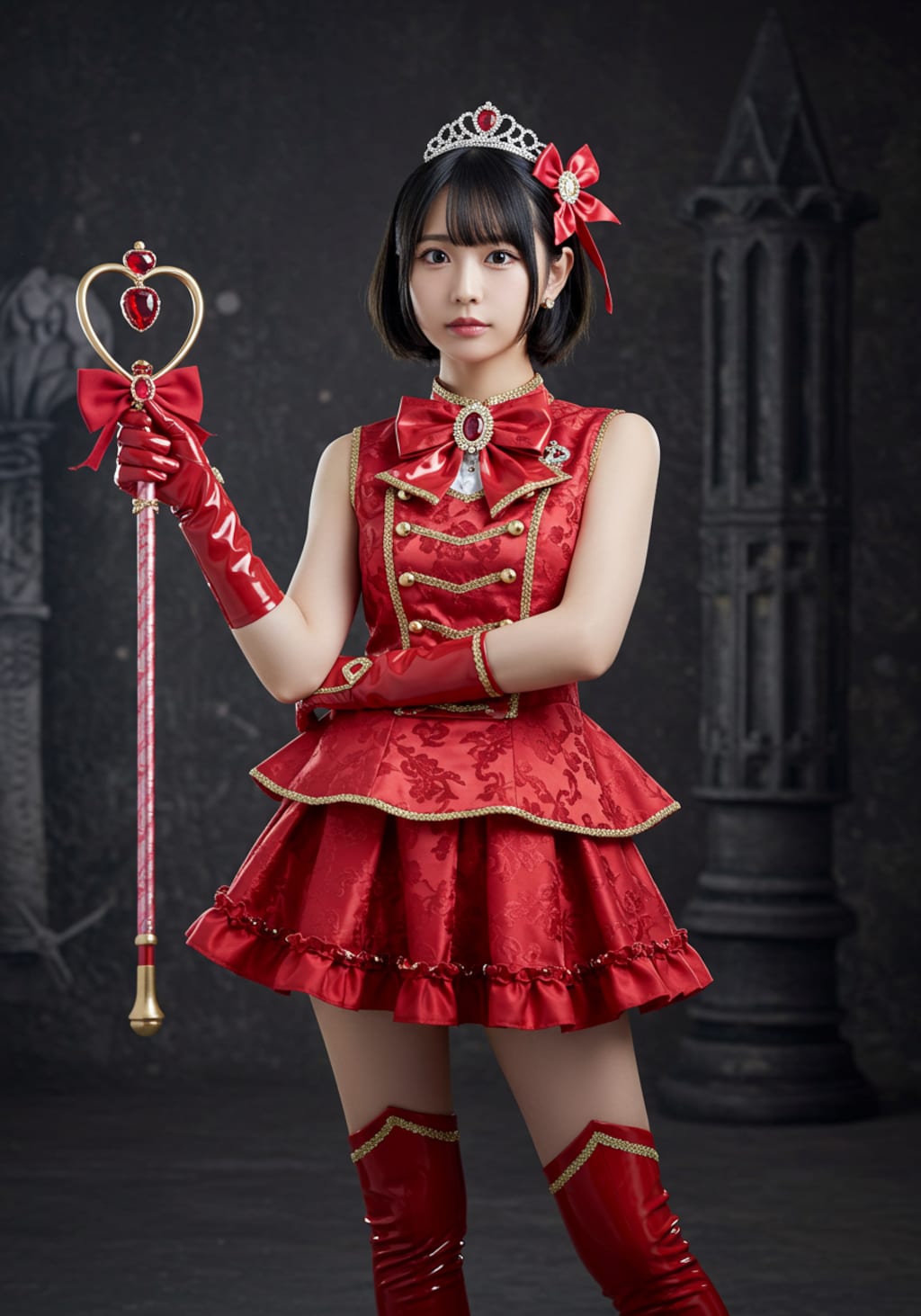 紅色の魔法少女