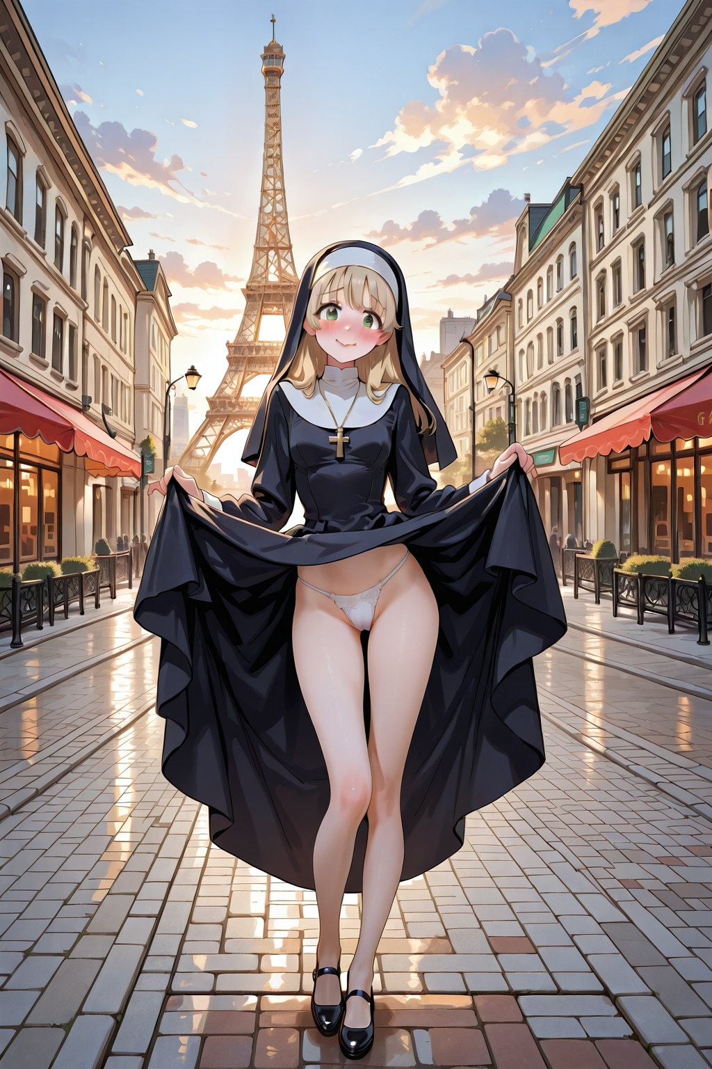 美脚🎗️⛪️🔔Miss Clavel in Paris６