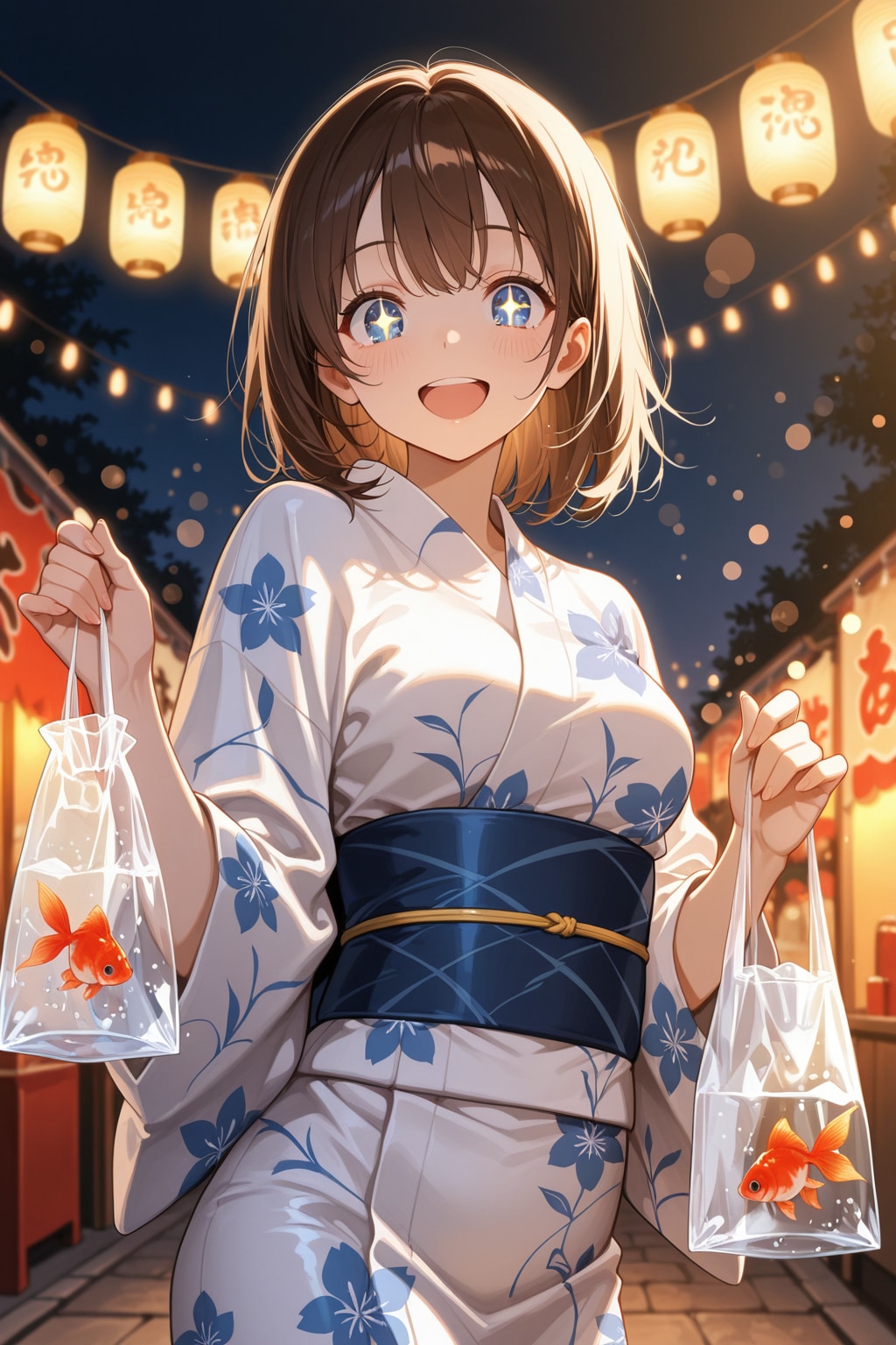 夏祭りマシロちゃん