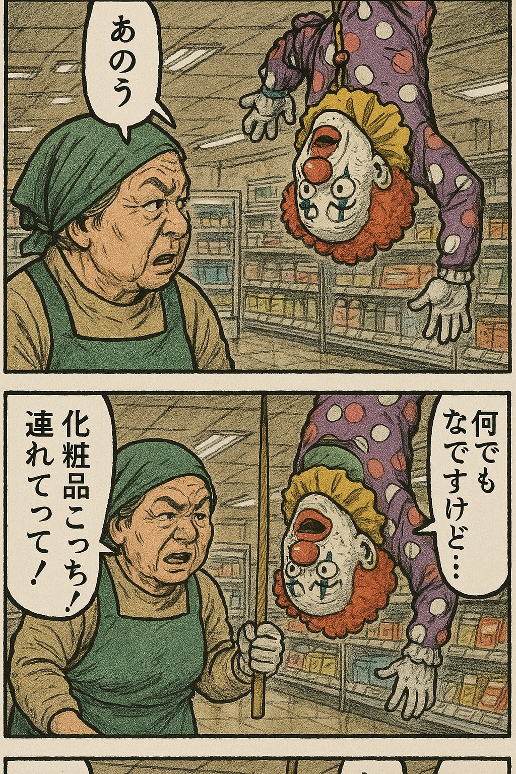 逆さ吊り客の対処法