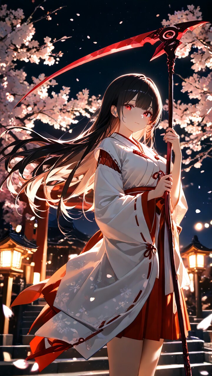 大鎌女子