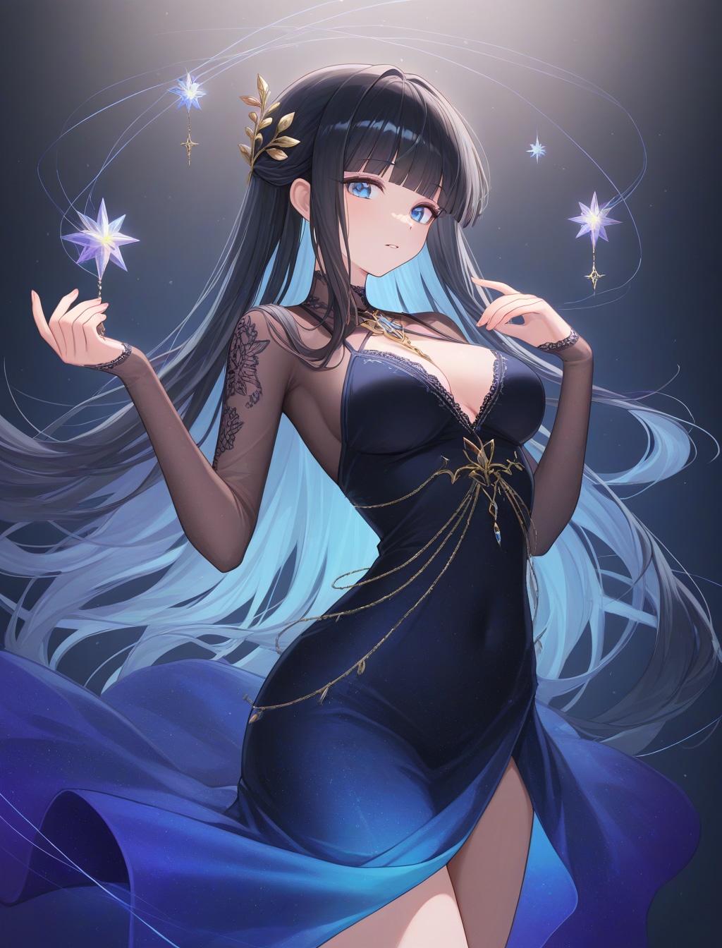 オーロラドレス２