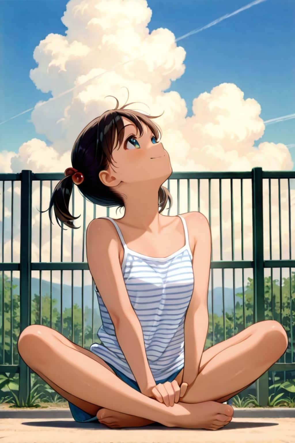 夏の日の少女