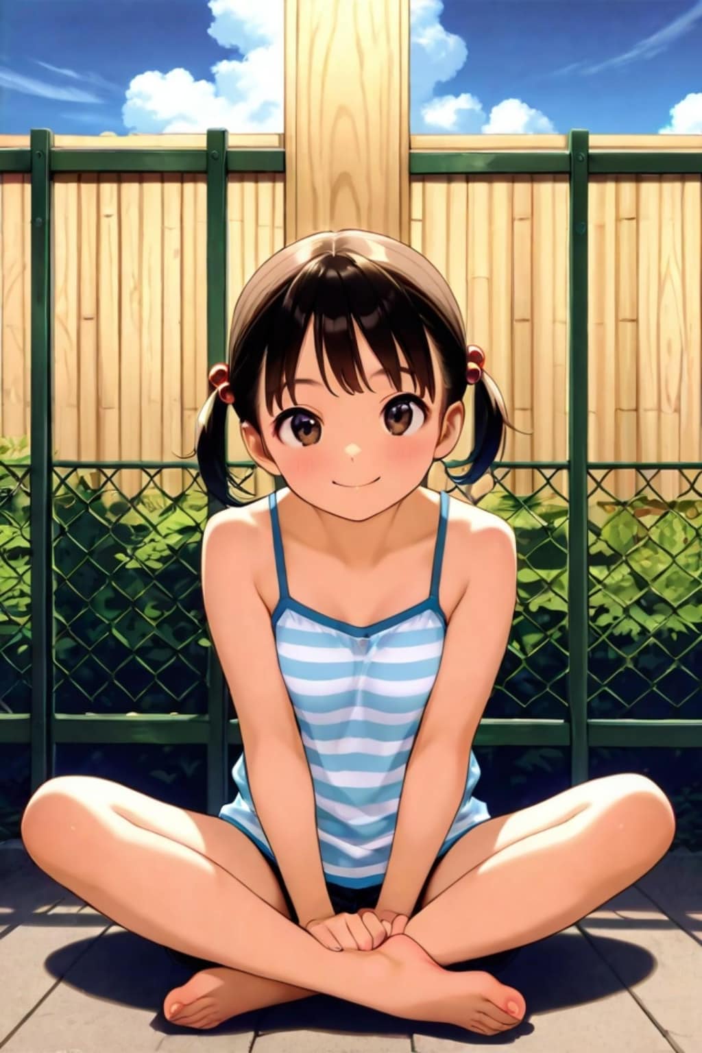 夏の日の少女