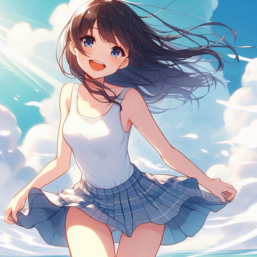 １枚脱いだよ♪
