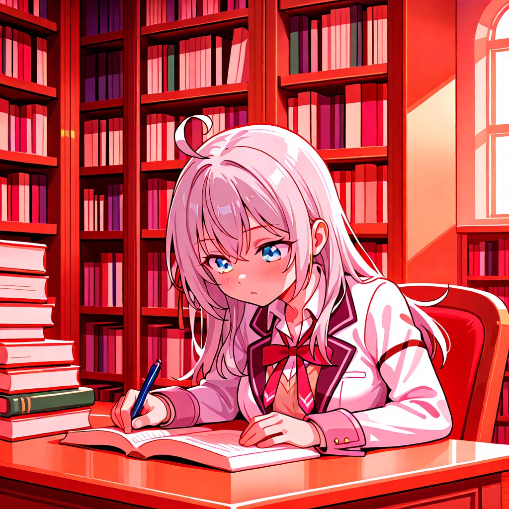 アーリャさんお勉強 | の人気AIイラスト・グラビア