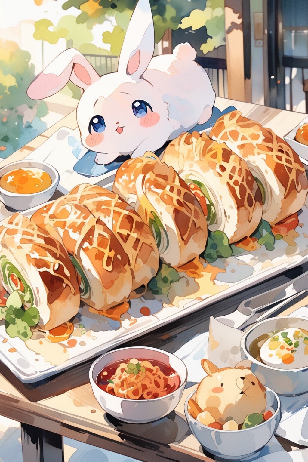 焼きそばパンチャレンジ　2024-06-10 | の人気AIイラスト・グラビア