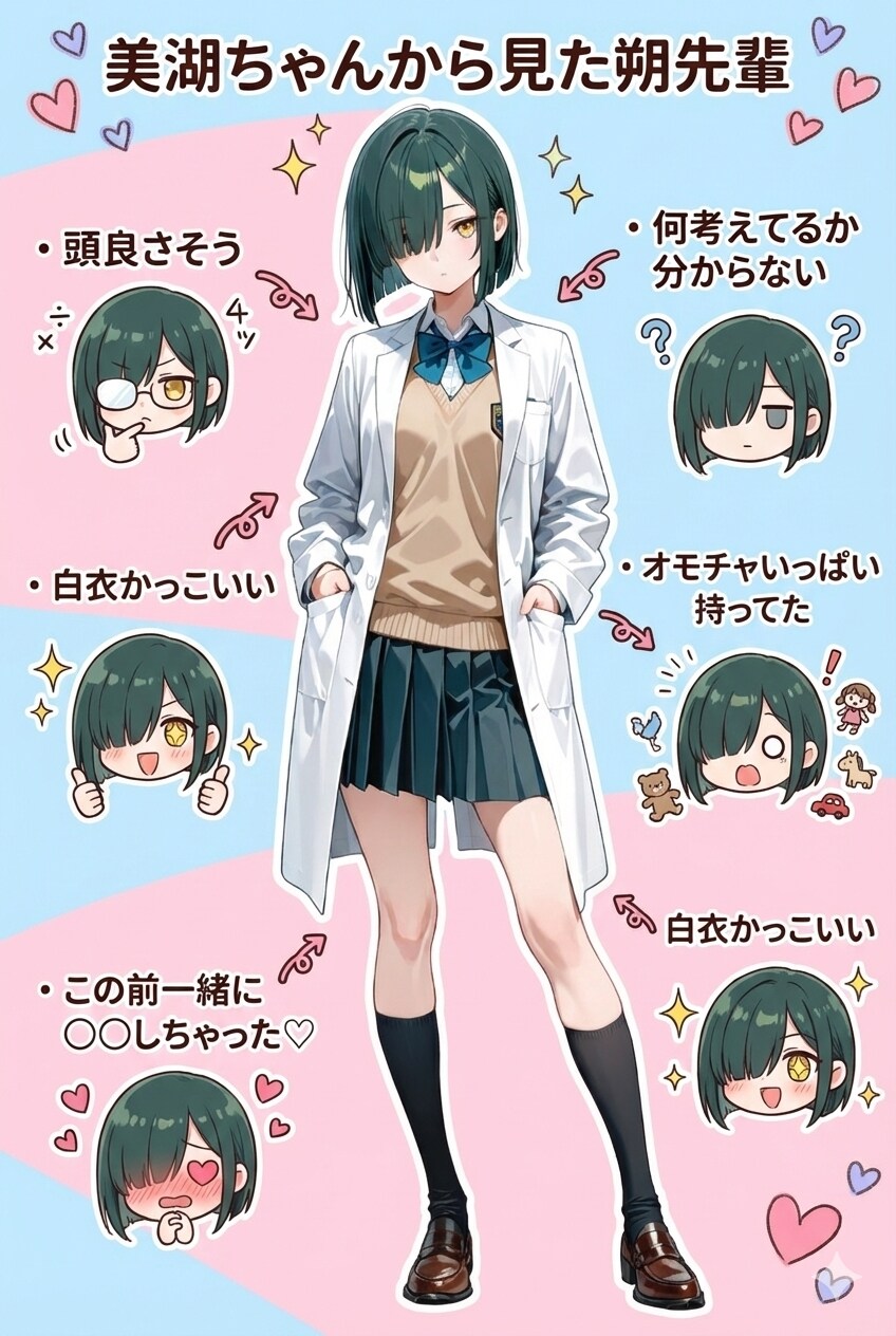 美湖ちゃんから見た朔先輩✨