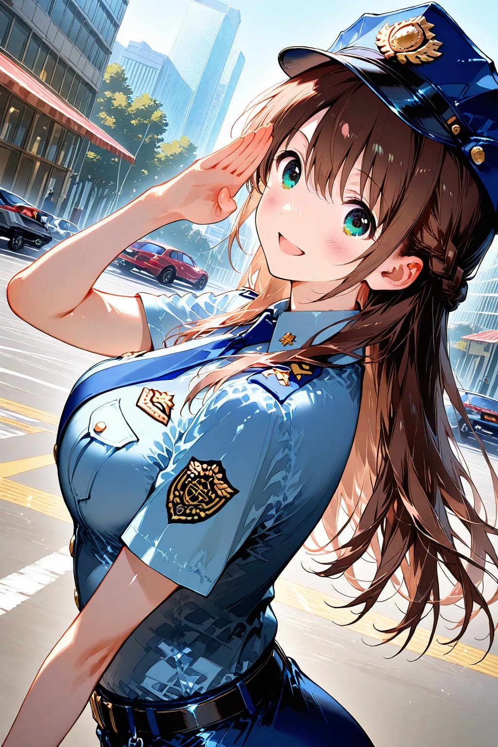 大人気アイドルグループ「神楽坂46」の3人が一日警察署長に！ 薬物乱用の危険性を熱く訴え