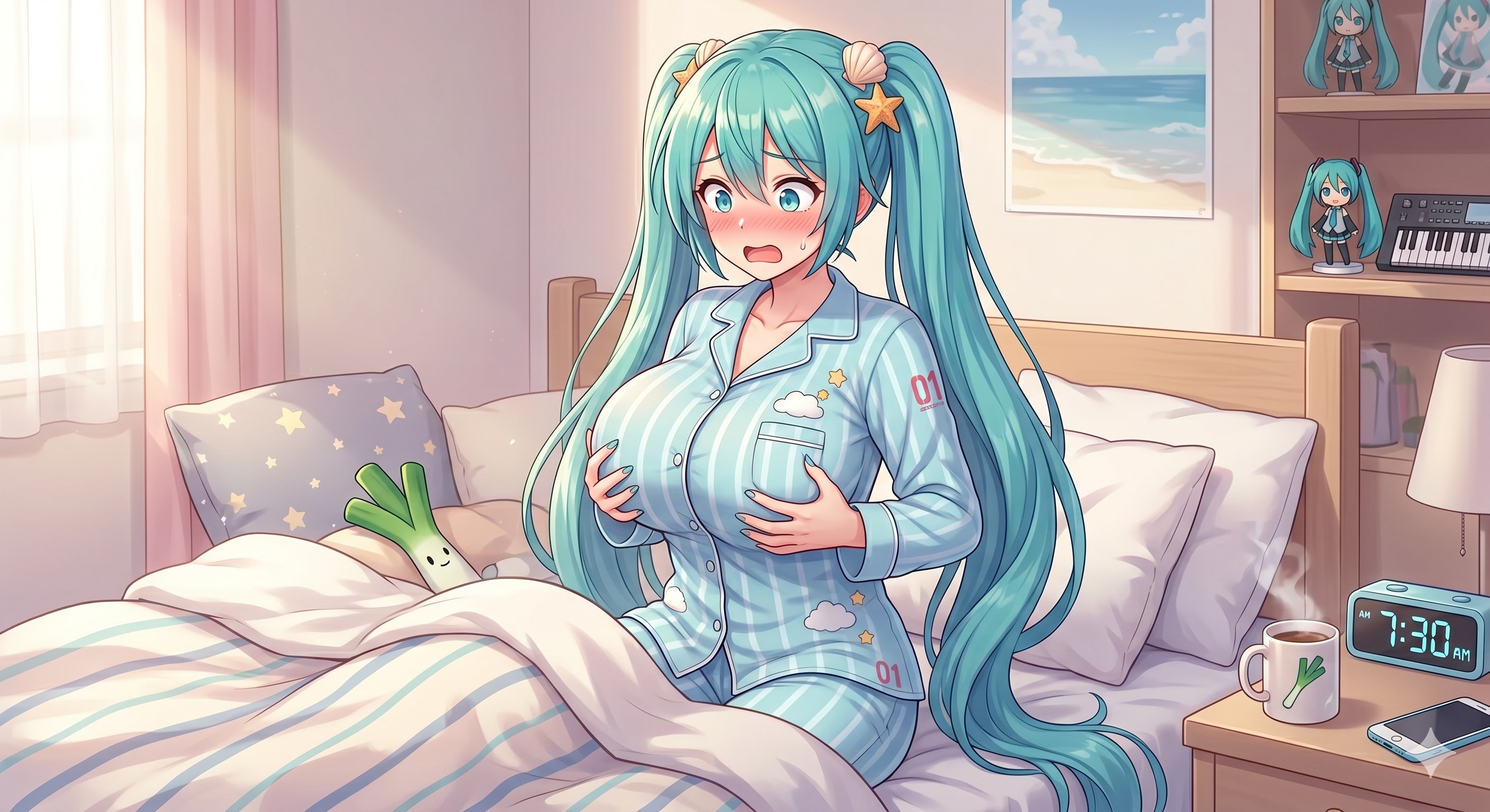 ある日突然!?　目覚めたら | の人気AIイラスト・グラビア