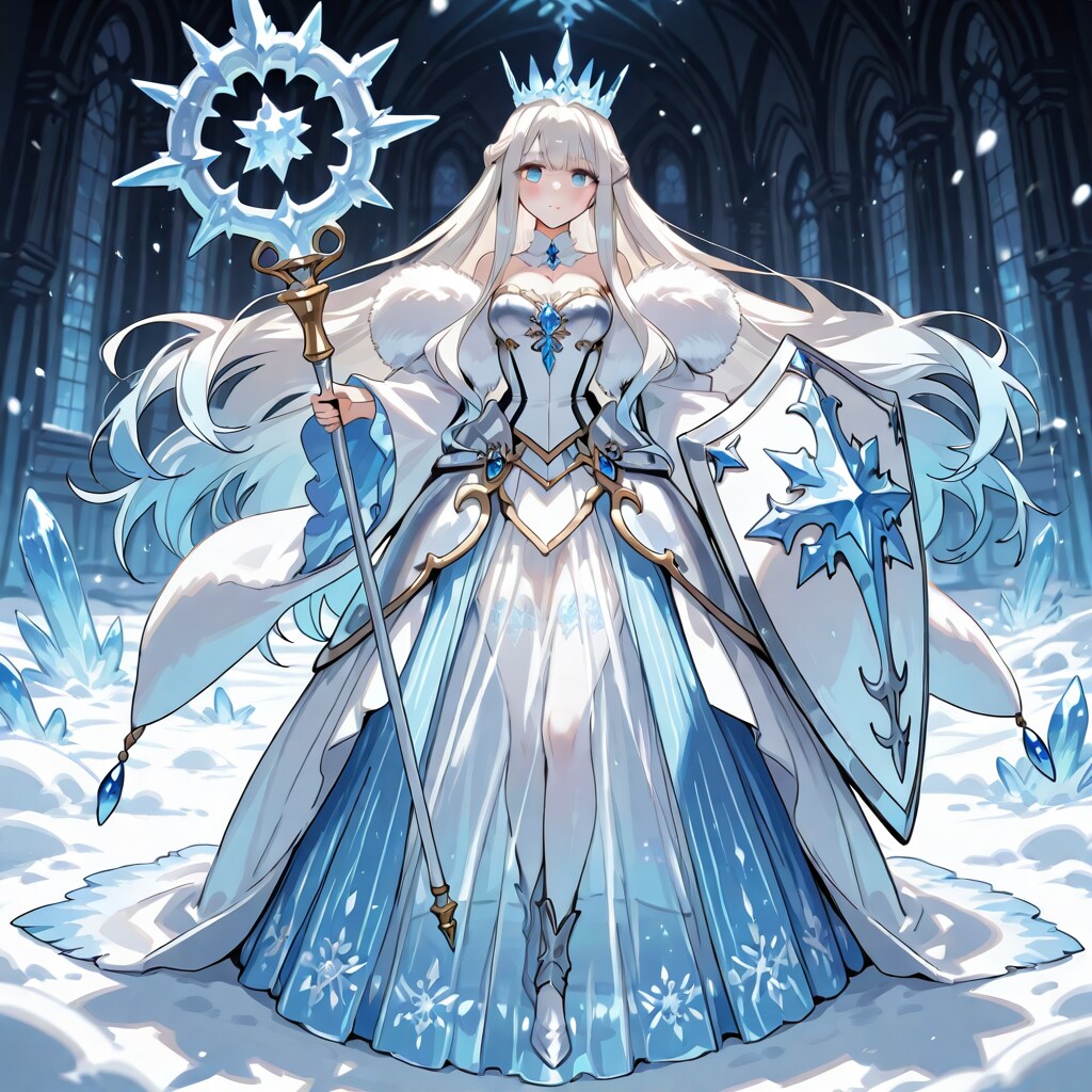雪の国のお姫様(姫騎士スタイル)