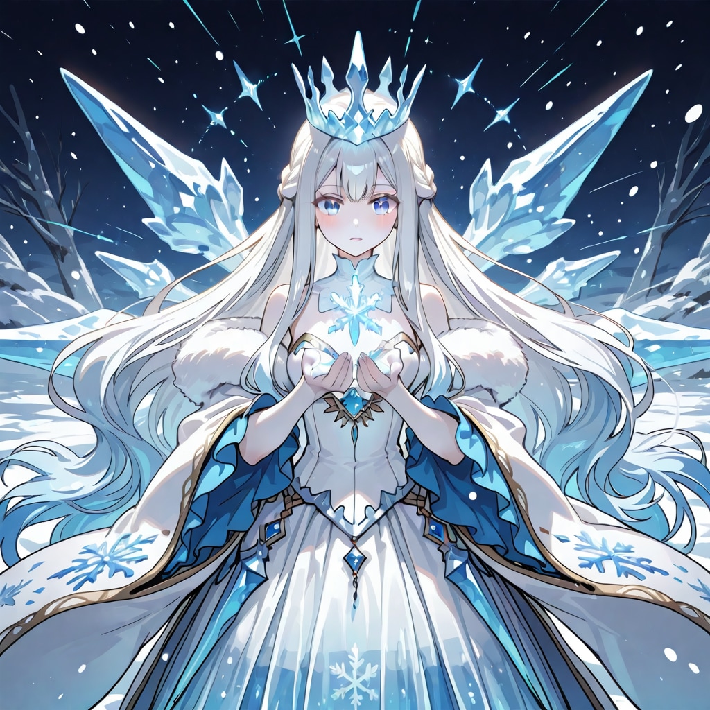 雪の国のお姫様(姫騎士スタイル)