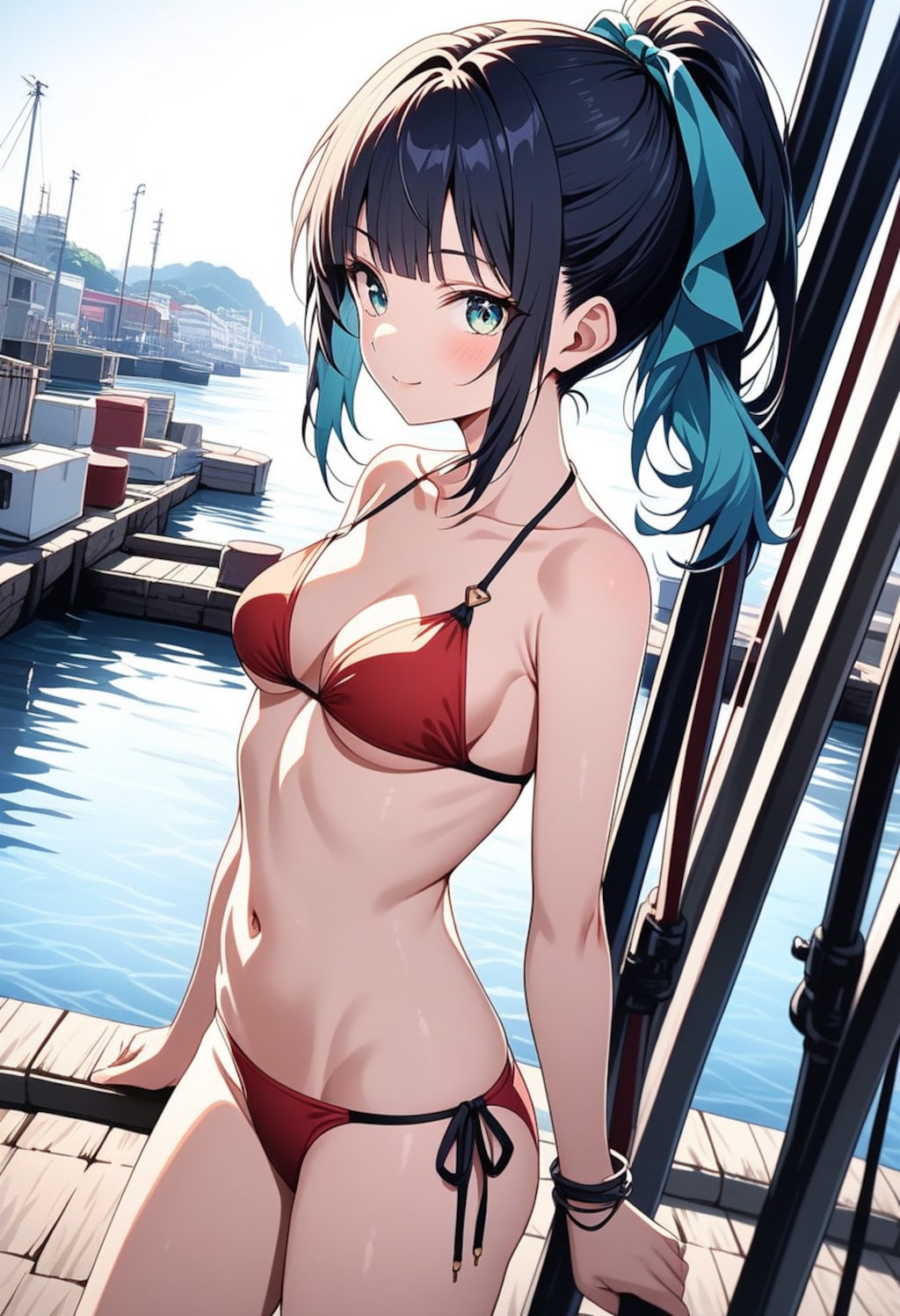 青ビキニ 赤ビキニ