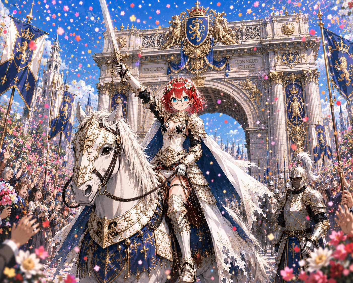 凱旋の花冠姫騎士 ～民衆に祝福される勝利のパレード～