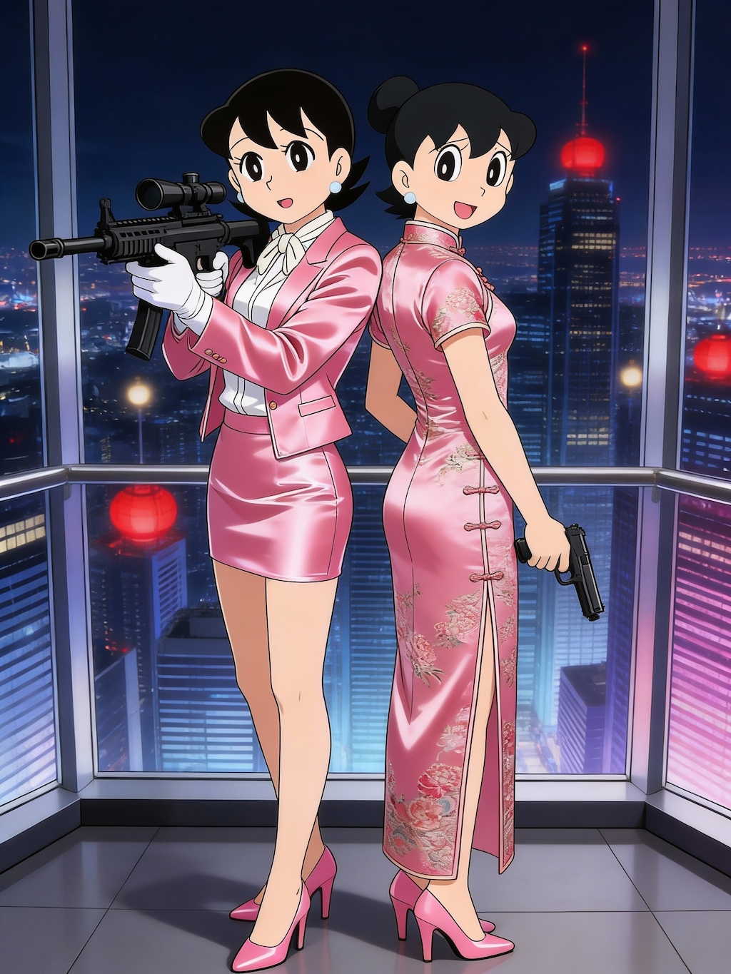 のび太ママ＆しずかママ　艶々系EXコスチューム版