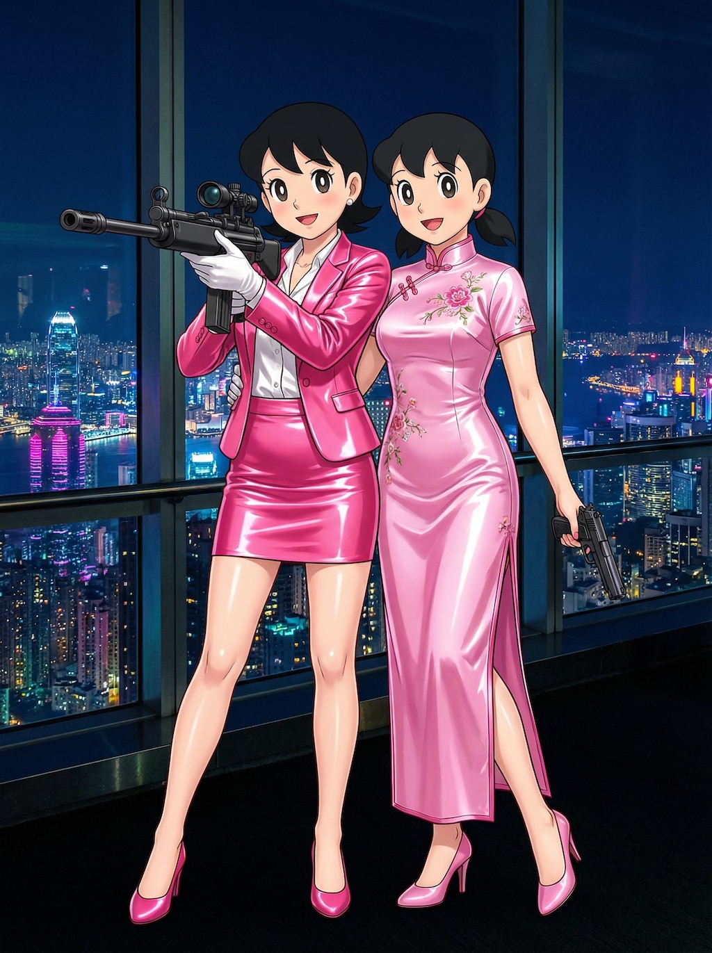 のび太ママ＆しずかママ　艶々系EXコスチューム版