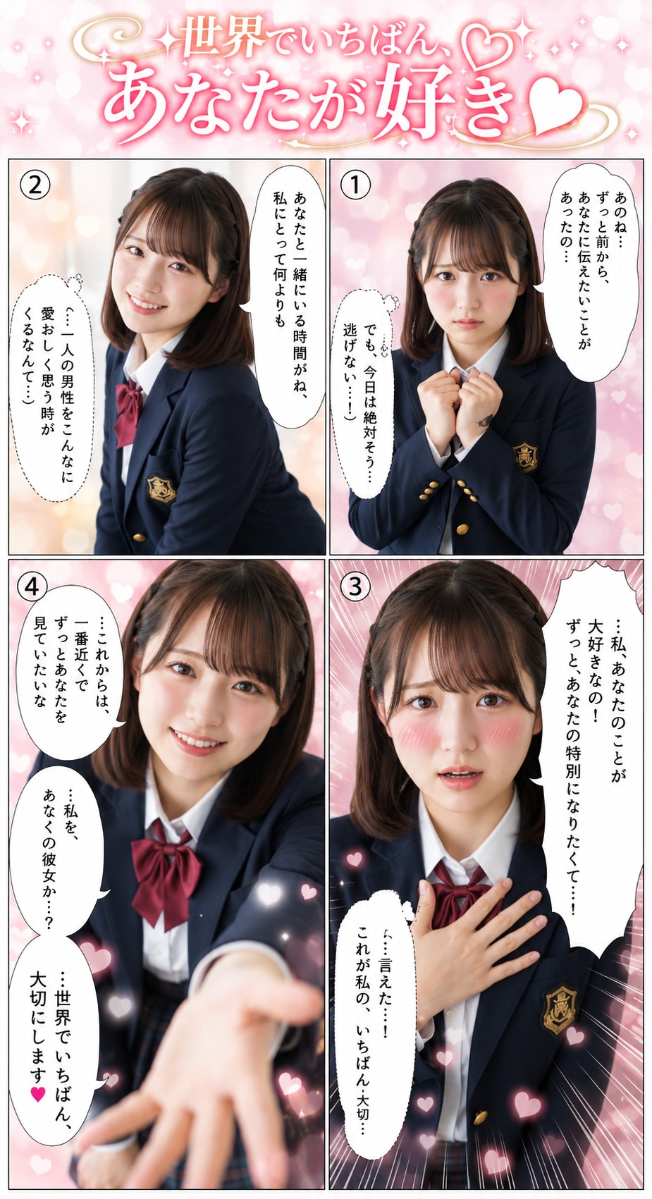 「世界でいちばん、あなたが好き♥」プロンプト