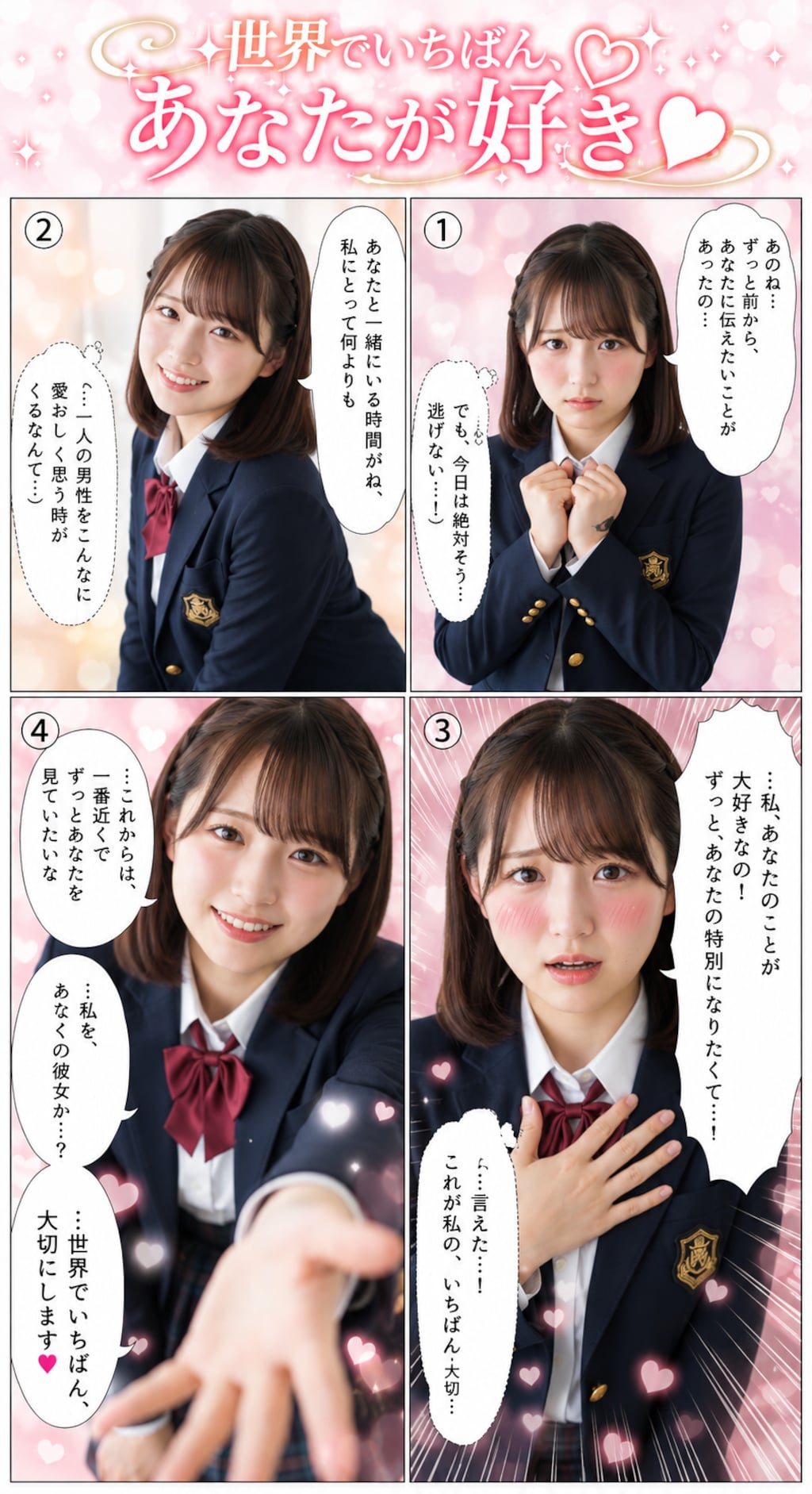 「世界でいちばん、あなたが好き♥」プロンプト