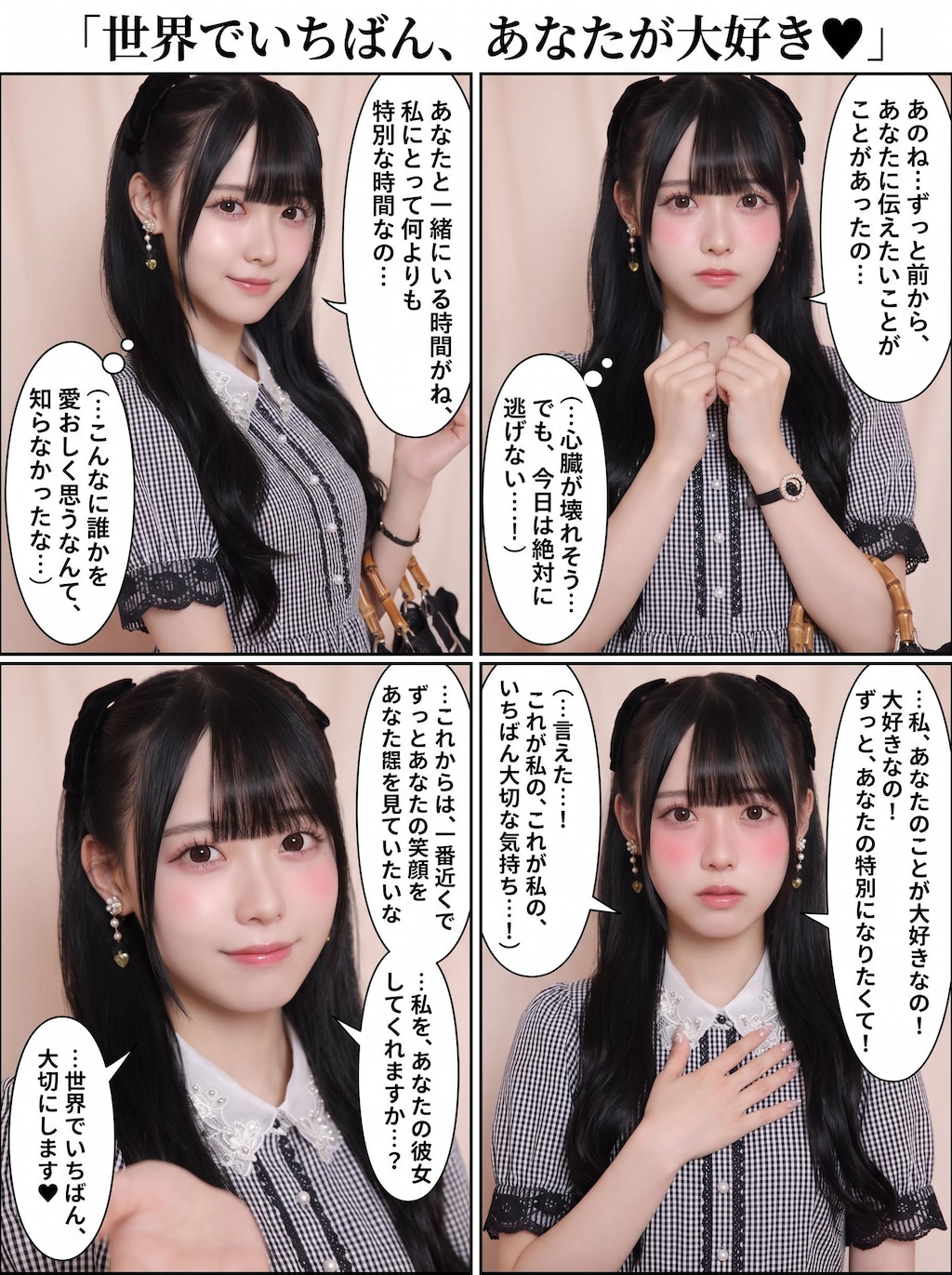 「世界でいちばん、あなたが好き♥」プロンプト