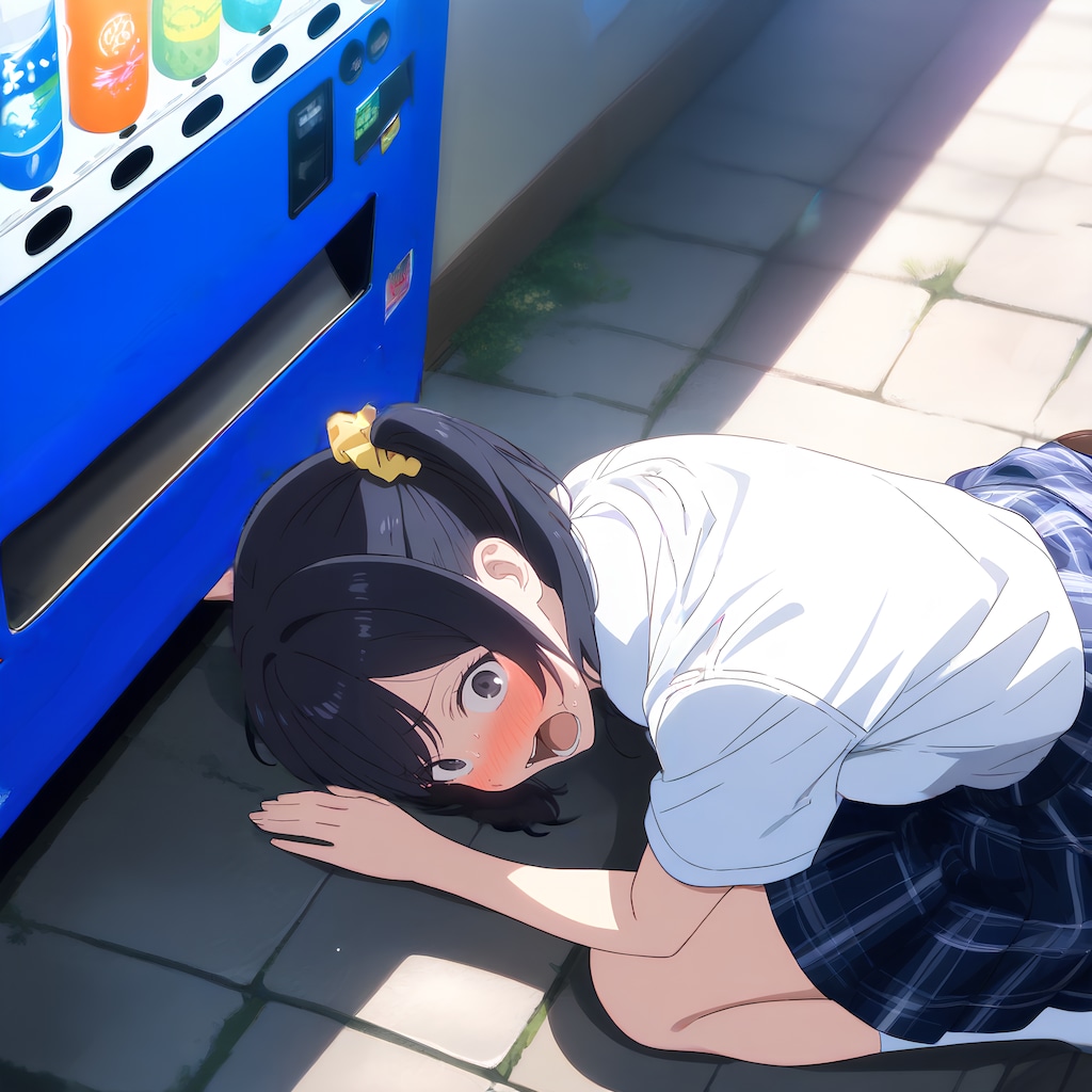 ち、ちがうの！！か、か、鍵を落としただけだからっ！！