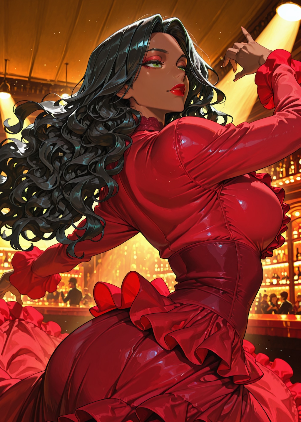 愛と情熱を踊る女