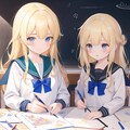 V4BちゃんとFROSTちゃんの絵日記風とボツ画像 5枚目