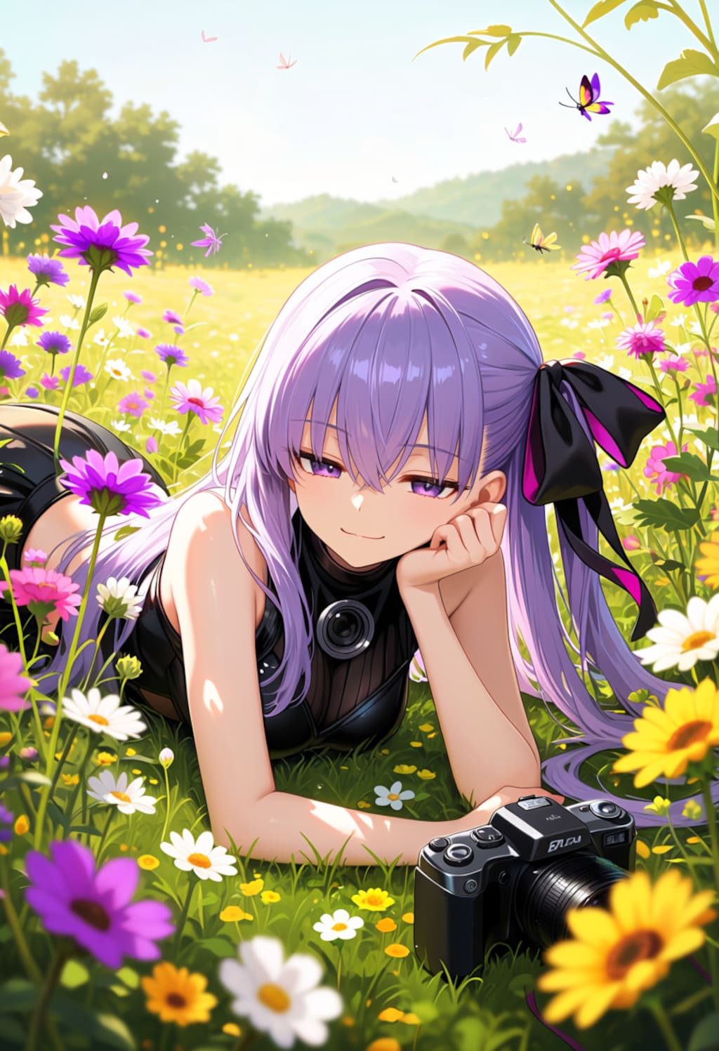 花畑の午後