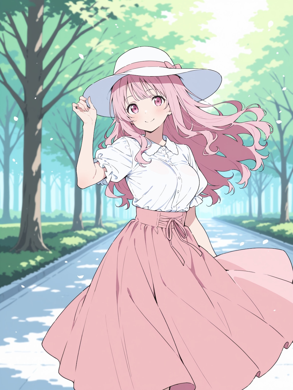 お散歩、仙果ちゃん