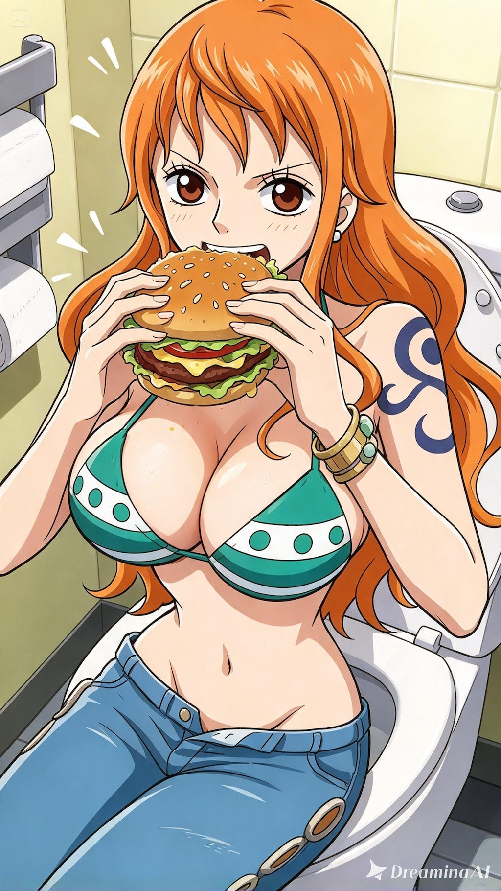 ナミさんの便所飯 ハンバーガー編