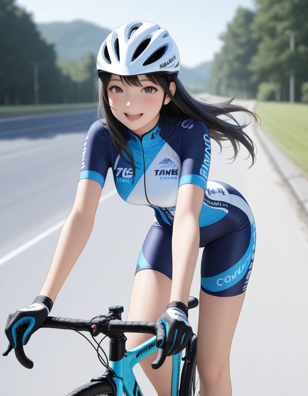 ロードバイクに乗る