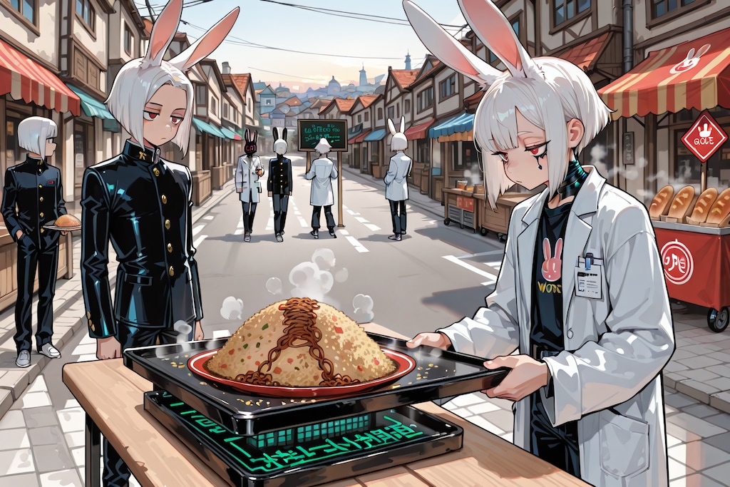 焼きビーフンを作ろうとした