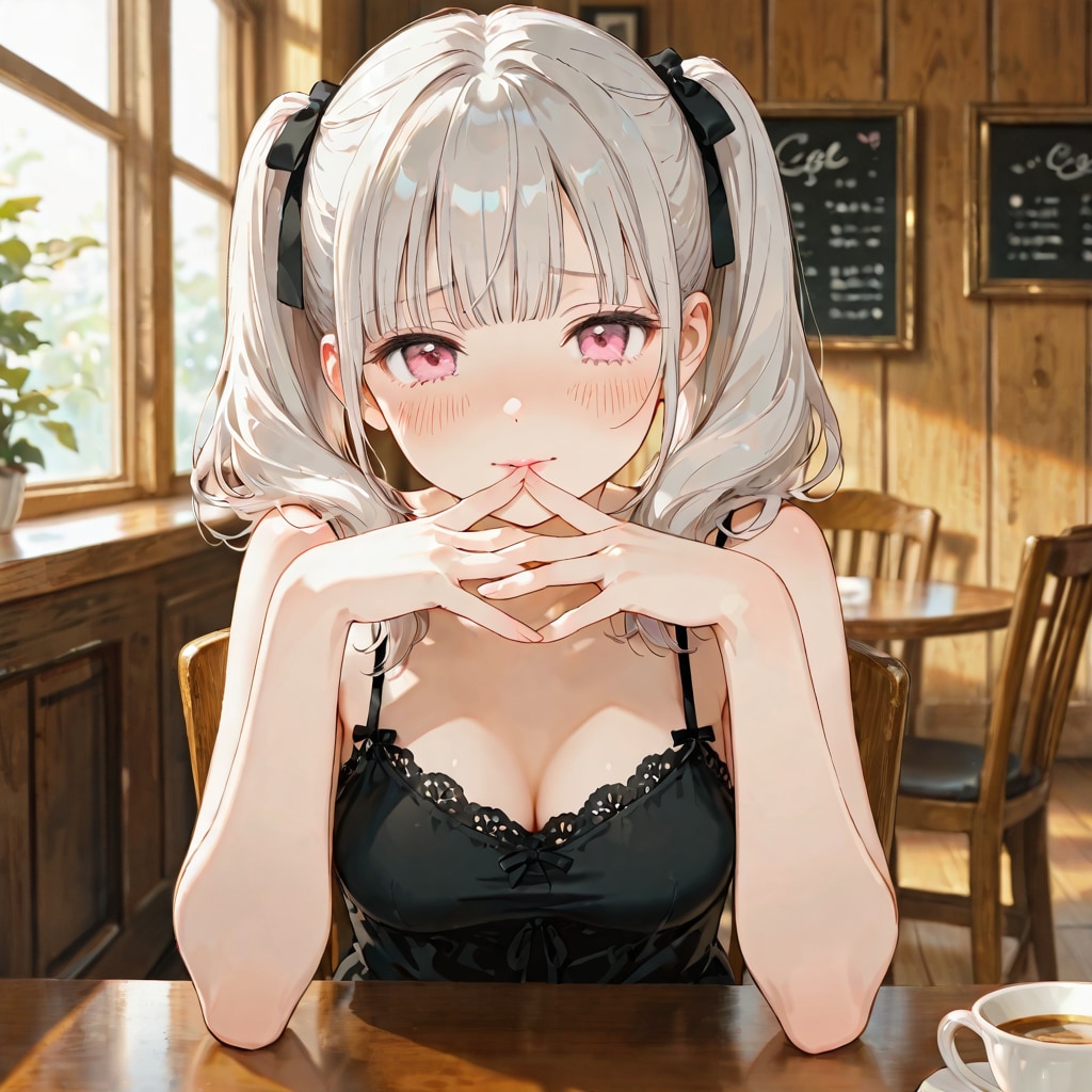 物憂げなカフェ