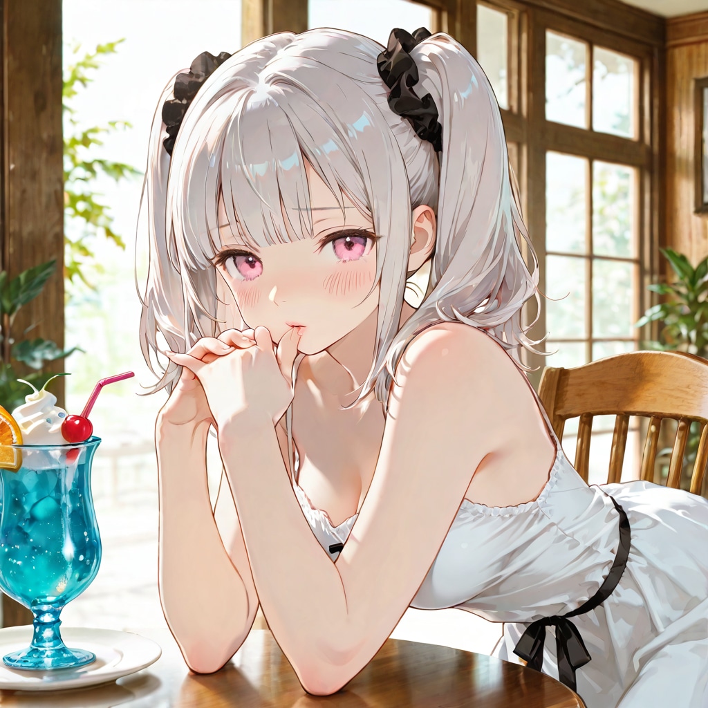 物憂げなカフェ